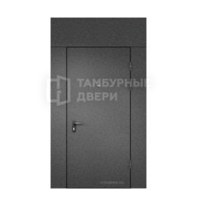 Дверь тамбурная глухая с фрамугой и перегородкой порошок — порошок ТД-81